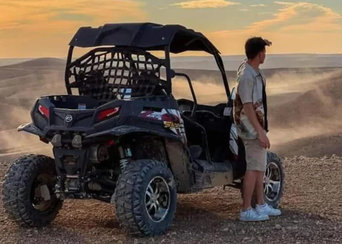 Tour Buggy 800 CC et Balade à Dos de Chameau Découverte desert d’Agafay
