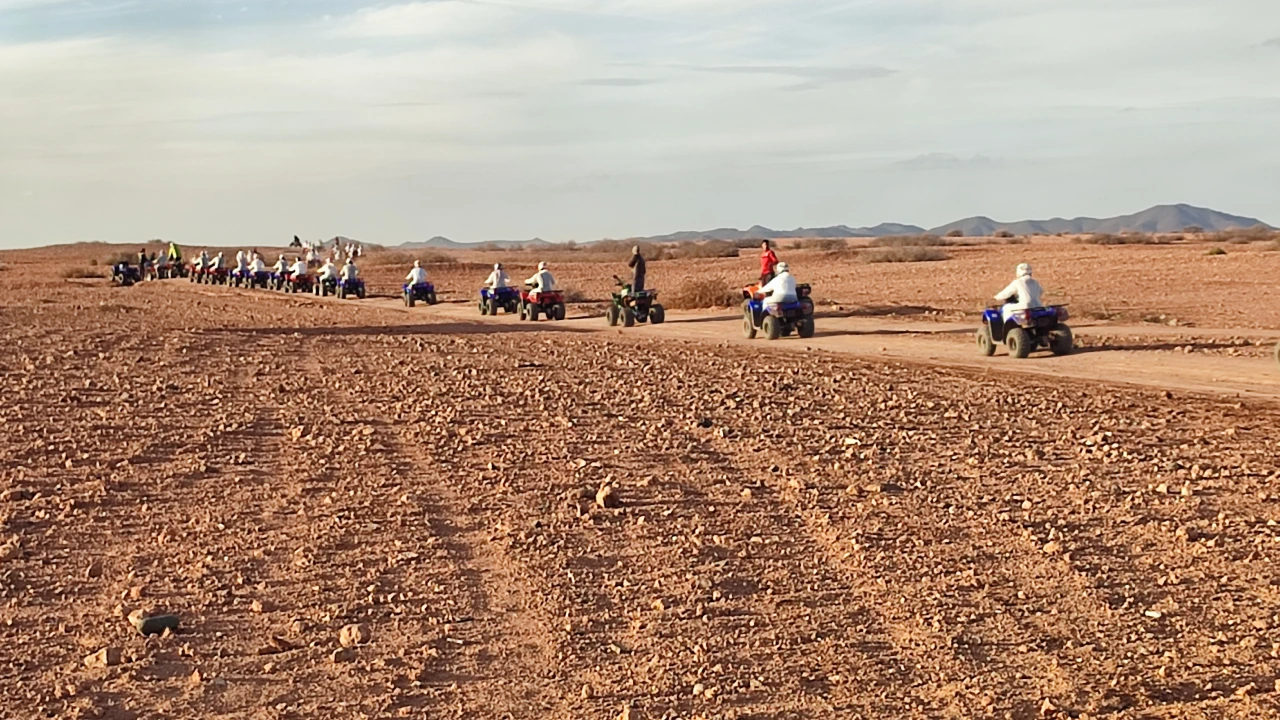 quad marrakech desert